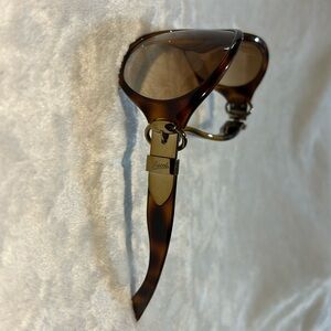 Gucci Buckle Sunglasses in Tortoise - Rare
